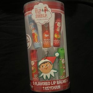The elf on the shelf lip balm and keychain set